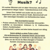 Plakat des Kirchenchors St. Johannes - Wir suchen neue Stimmen!